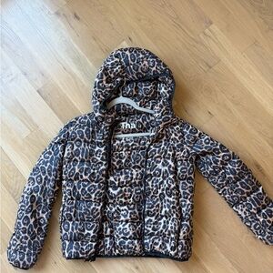 TNA  Leopard Print Puffer Jacket